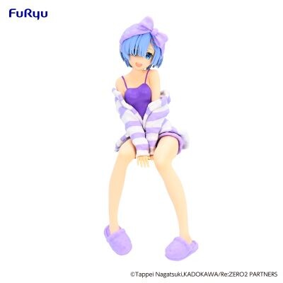 Re:Zero kara Hajimeru Isekai Seikatsu - Rem - Noodle Stopper Figure - Room Wear, Purple (FuRyu)