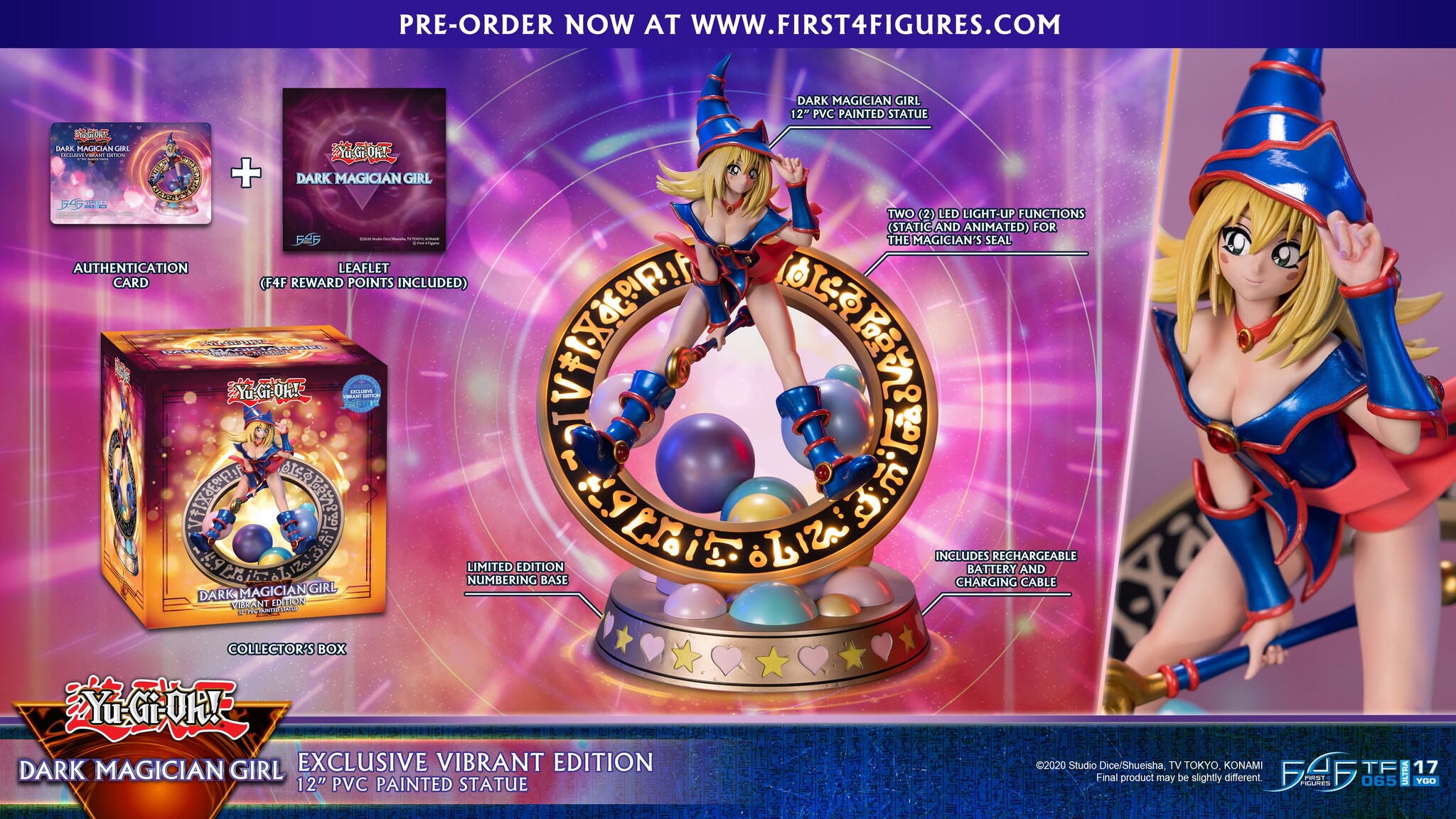 Yu-Gi-Oh! Duel Monsters - Black Magician Girl - True Form Ultra (TF065|17YGO) - Vibrant Edition, Exclusive Edition (First 4 Figures) photo 9