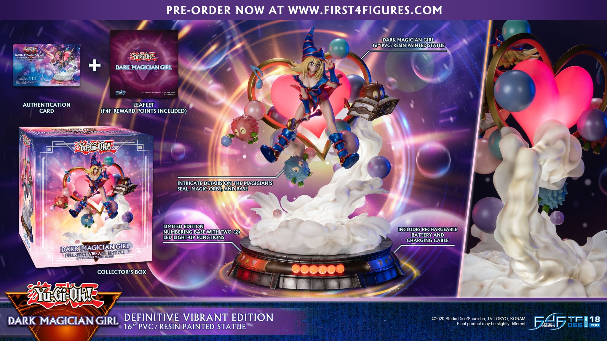 Yu-Gi-Oh! Duel Monsters - Black Magician Girl - Kuribeh - Kuribii - Kuriboh - True Form Ultra (TF066|18YGO) - Vibrant Edition, Definitive Edition (First 4 Figures) photo 3