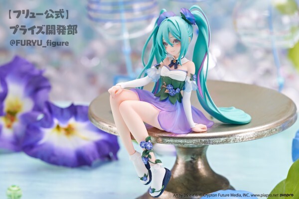 Piapro Characters - Hatsune Miku - Flower Fairy - Noodle Stopper Figure - Asagao (FuRyu) photo 4