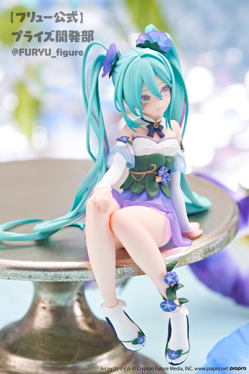 Piapro Characters - Hatsune Miku - Flower Fairy - Noodle Stopper Figure - Asagao (FuRyu) photo 5