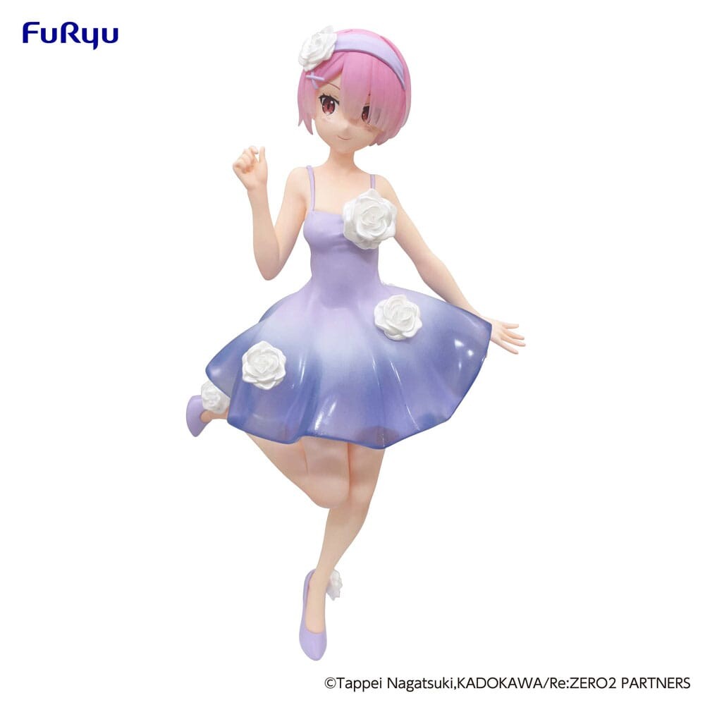 Re:Zero kara Hajimeru Isekai Seikatsu - Ram - Trio-Try-iT Figure - Flower Dress (FuRyu) photo 2