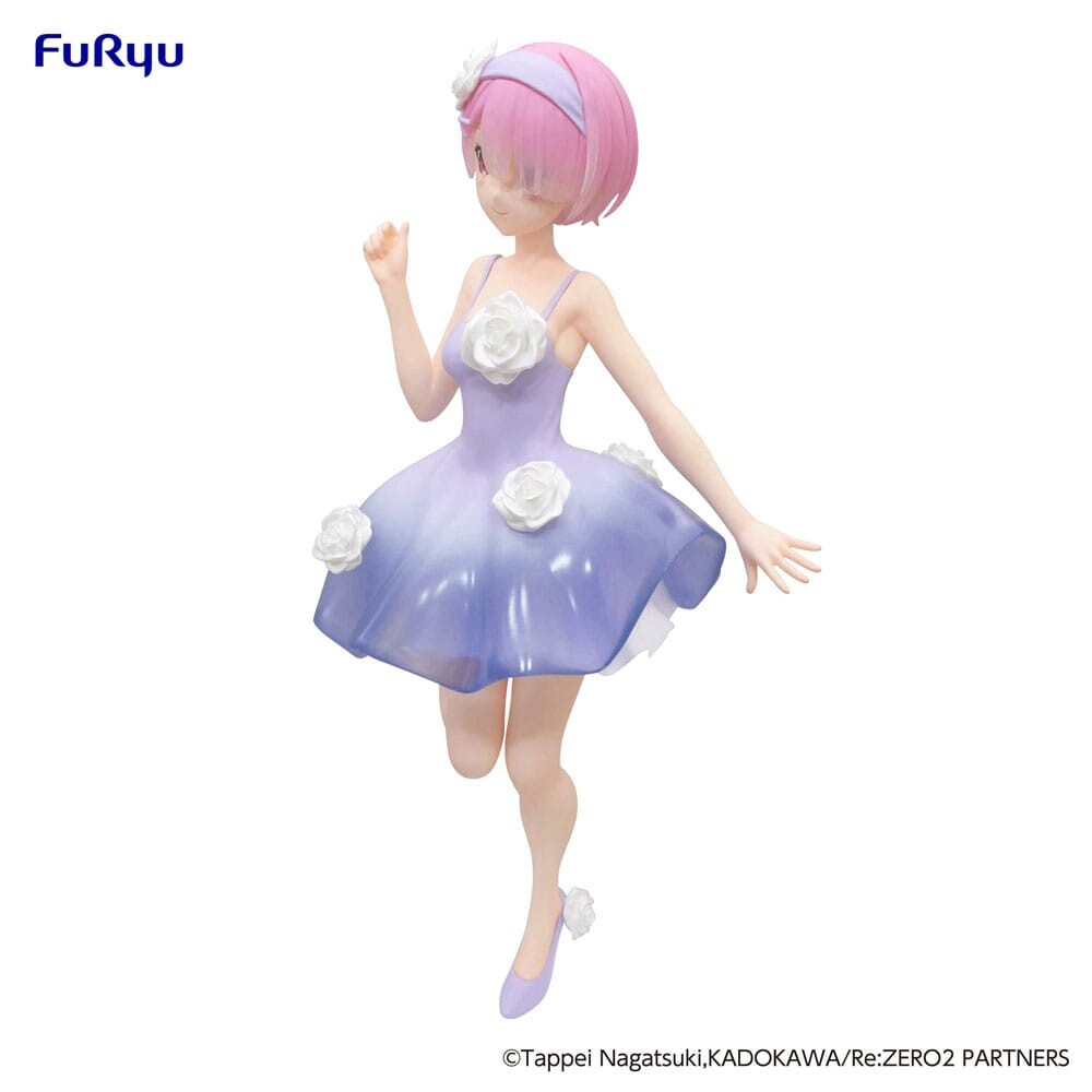 Re:Zero kara Hajimeru Isekai Seikatsu - Ram - Trio-Try-iT Figure - Flower Dress (FuRyu) photo 3