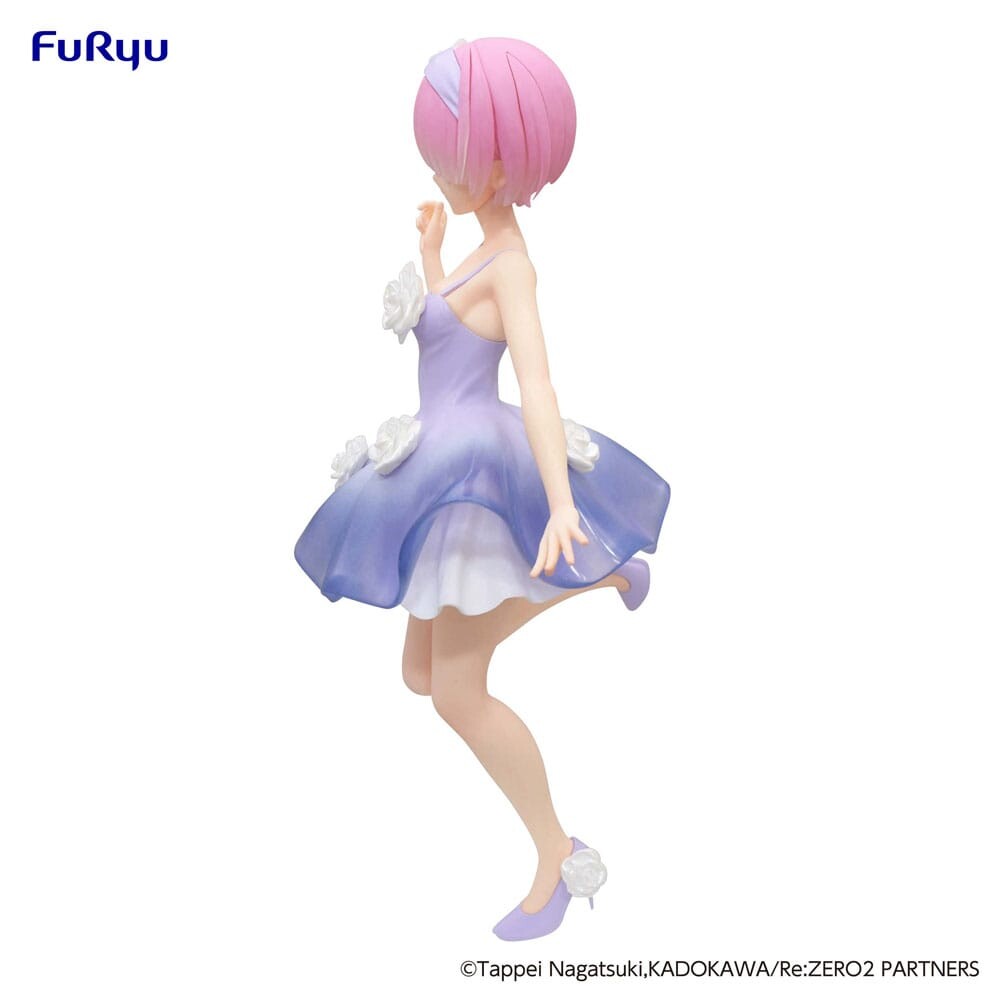 Re:Zero kara Hajimeru Isekai Seikatsu - Ram - Trio-Try-iT Figure - Flower Dress (FuRyu) photo 4