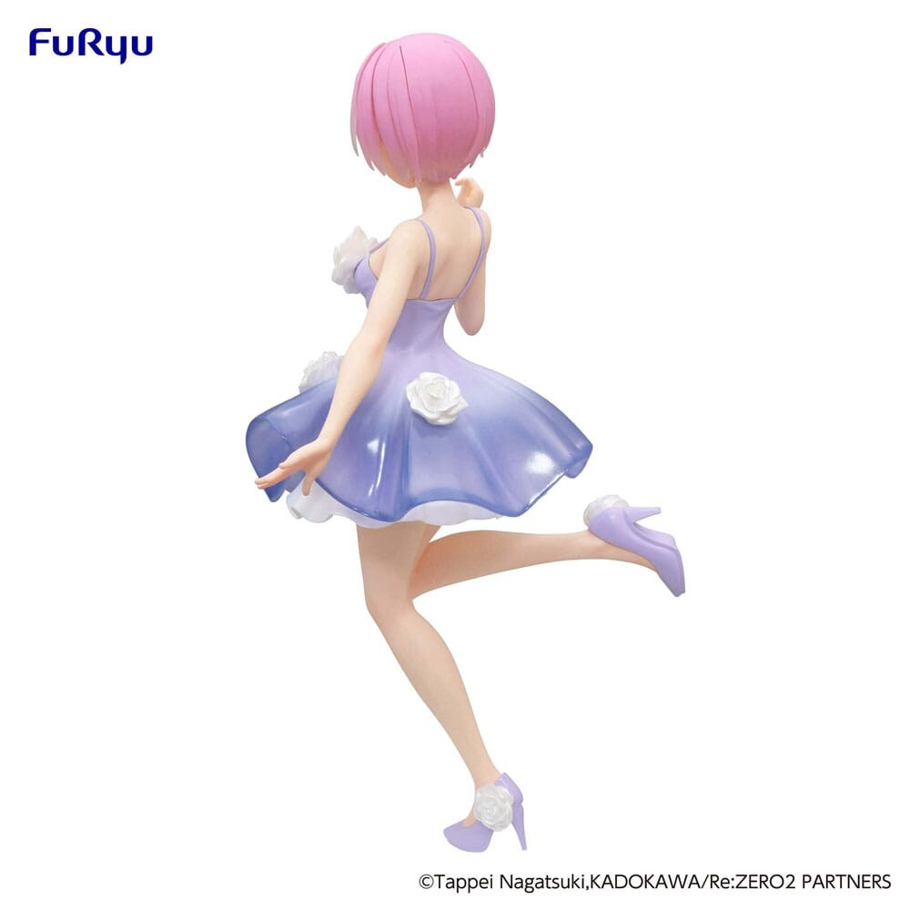 Re:Zero kara Hajimeru Isekai Seikatsu - Ram - Trio-Try-iT Figure - Flower Dress (FuRyu) photo 5