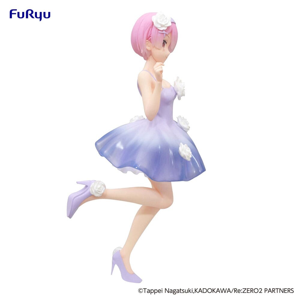 Re:Zero kara Hajimeru Isekai Seikatsu - Ram - Trio-Try-iT Figure - Flower Dress (FuRyu) photo 7