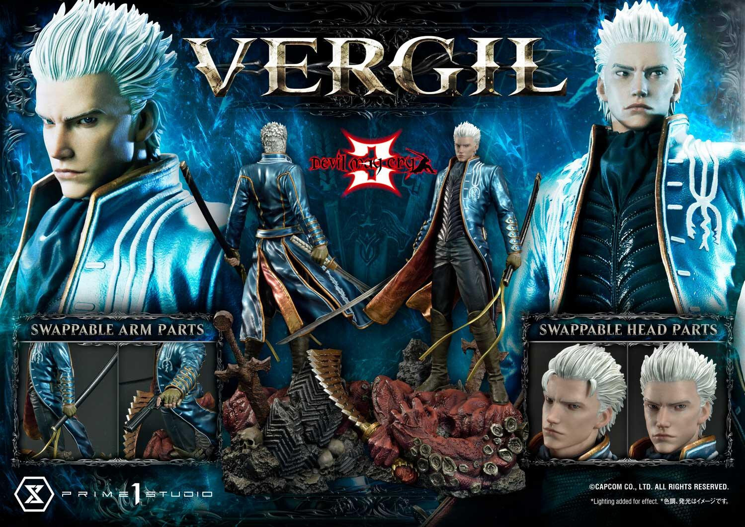 Devil May Cry 3 - Vergil - Ultimate Premium Masterline  (UPMDMC3-02) - 1/4 (Prime 1 Studio) photo 39