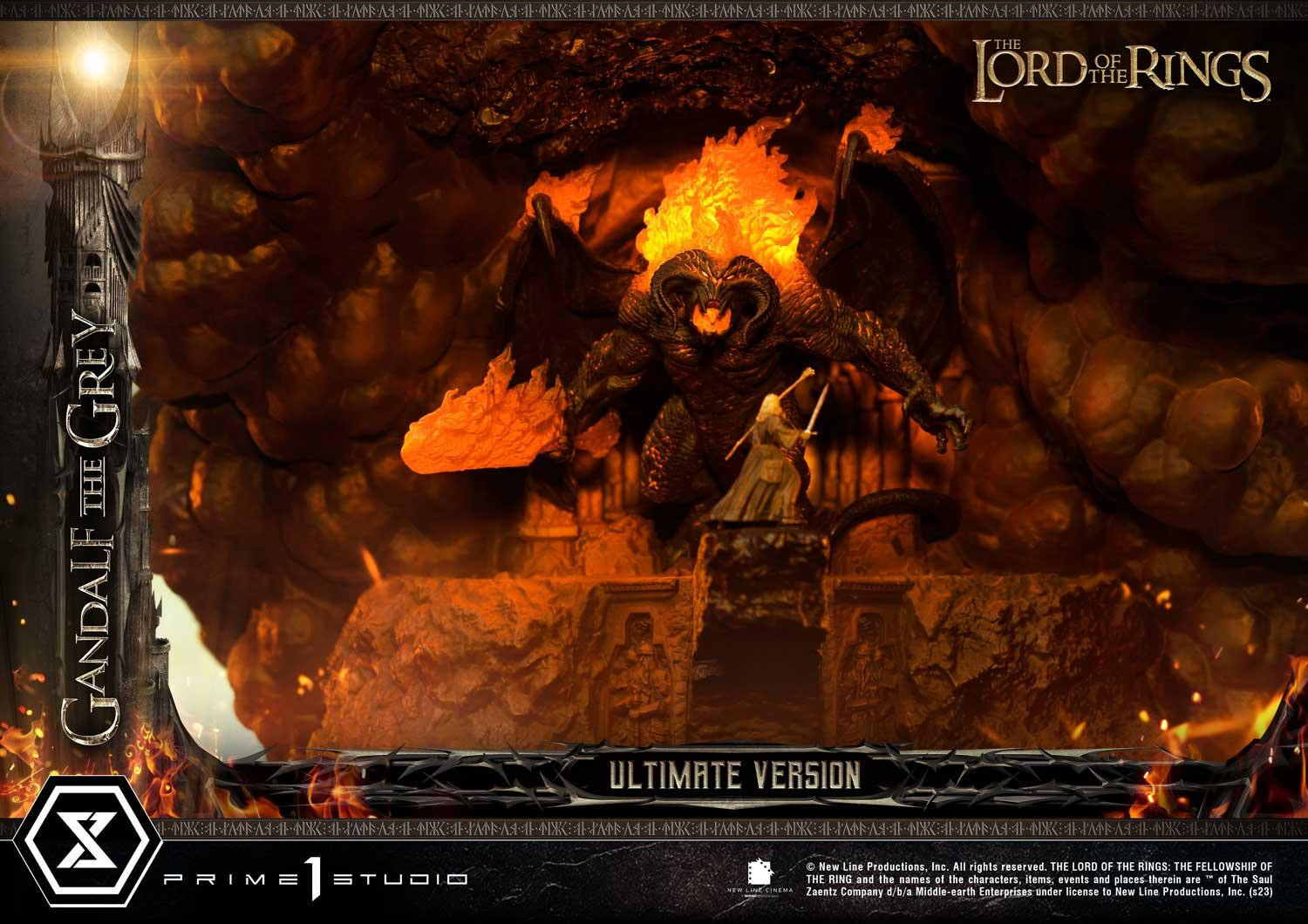 The Lord of the Rings: The Fellowship of the Ring - Balrog - Gandalf - Premium Masterline  (PMLOTR-12UT) - 1/4 - Ultimate Version (Prime 1 Studio) photo 3