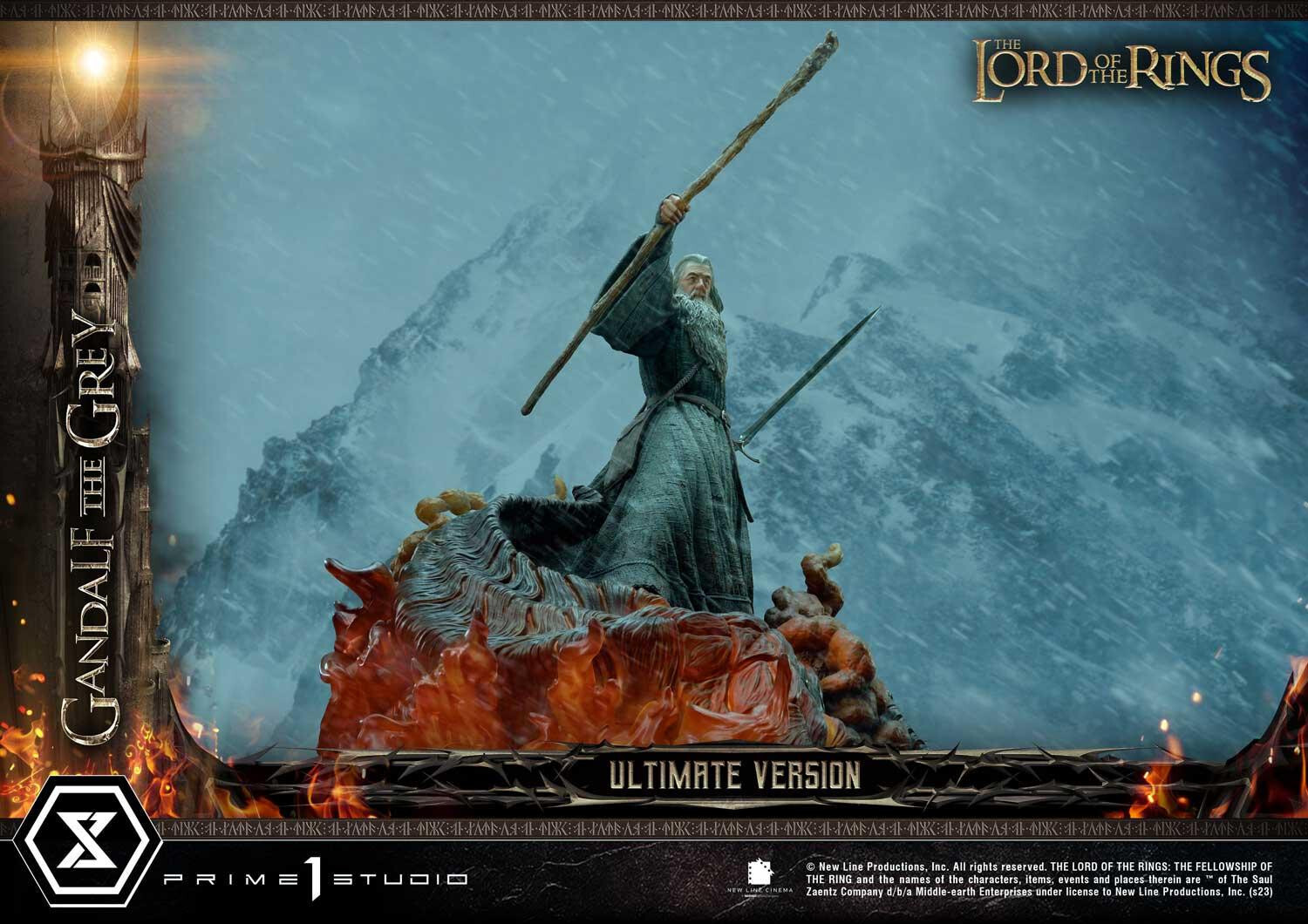 The Lord of the Rings: The Fellowship of the Ring - Balrog - Gandalf - Premium Masterline  (PMLOTR-12UT) - 1/4 - Ultimate Version (Prime 1 Studio) photo 12