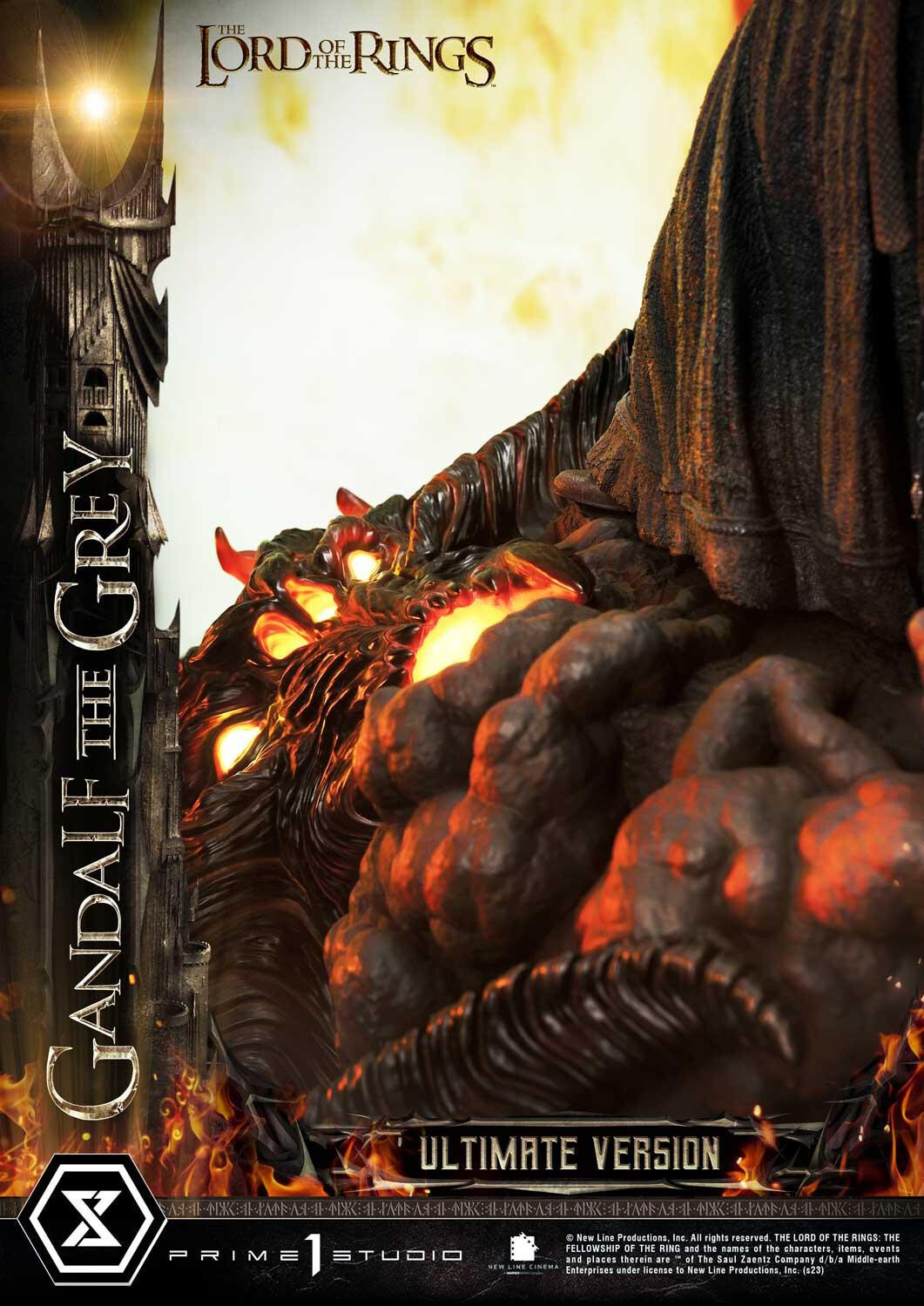 The Lord of the Rings: The Fellowship of the Ring - Balrog - Gandalf - Premium Masterline  (PMLOTR-12UT) - 1/4 - Ultimate Version (Prime 1 Studio) photo 17