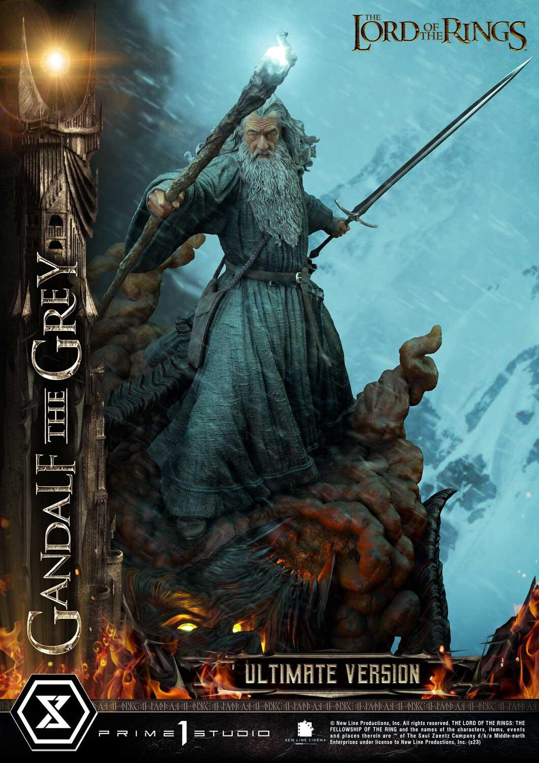 The Lord of the Rings: The Fellowship of the Ring - Balrog - Gandalf - Premium Masterline  (PMLOTR-12UT) - 1/4 - Ultimate Version (Prime 1 Studio) photo 37