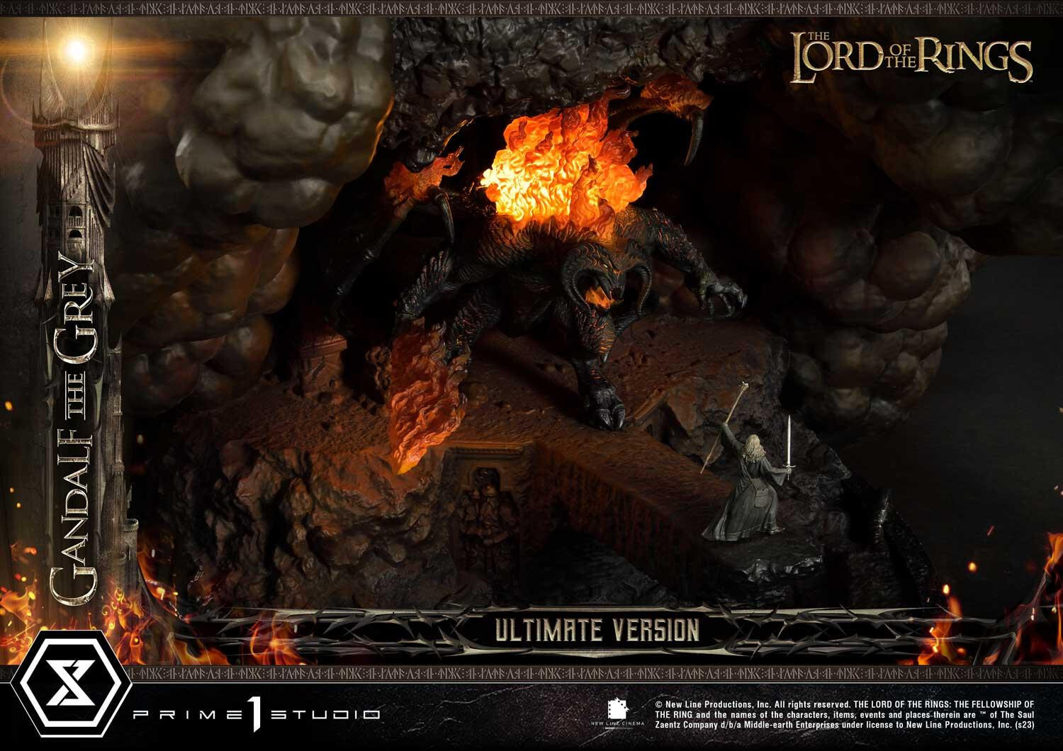 The Lord of the Rings: The Fellowship of the Ring - Balrog - Gandalf - Premium Masterline  (PMLOTR-12UT) - 1/4 - Ultimate Version (Prime 1 Studio) photo 39