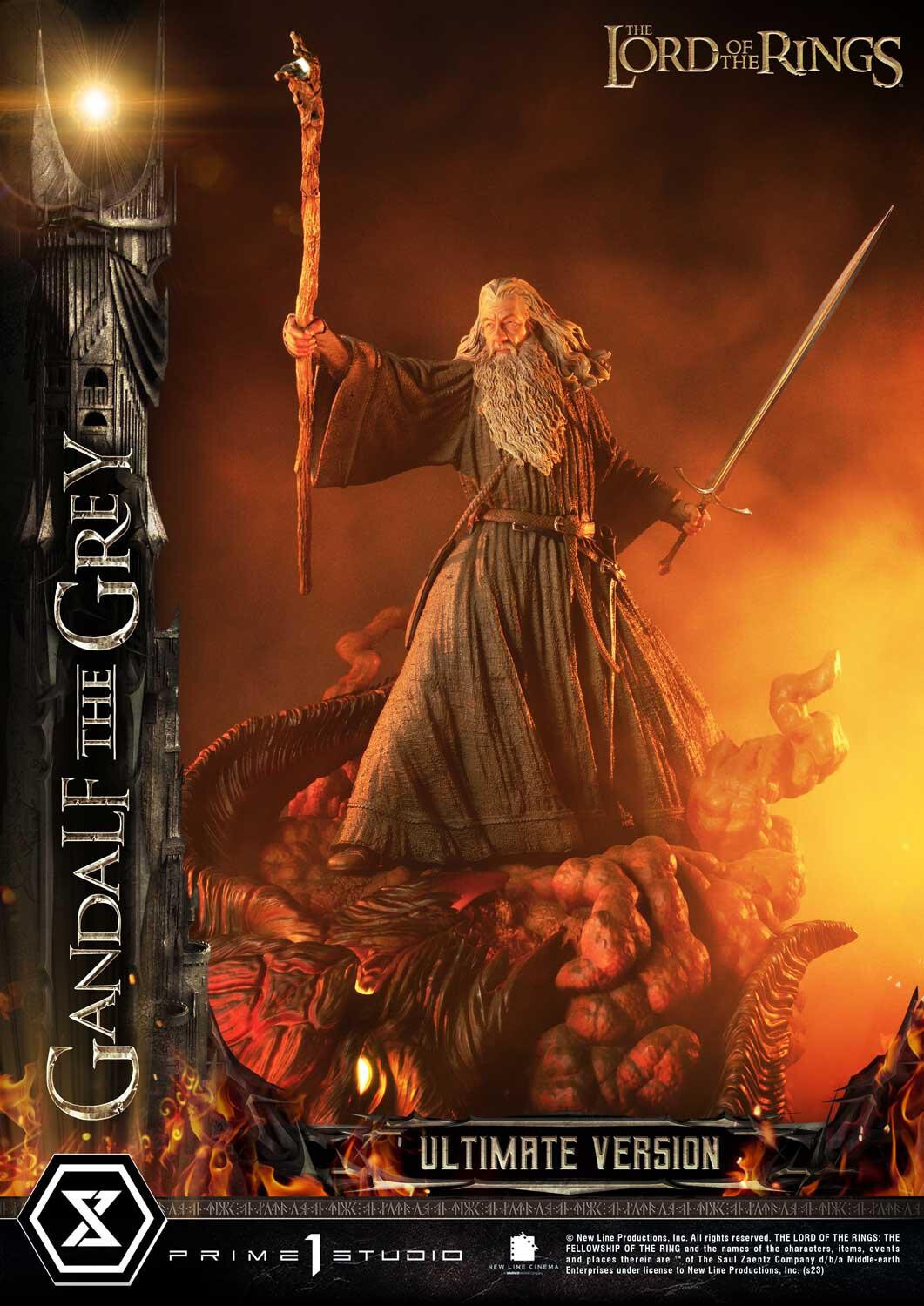 The Lord of the Rings: The Fellowship of the Ring - Balrog - Gandalf - Premium Masterline  (PMLOTR-12UT) - 1/4 - Ultimate Version (Prime 1 Studio) photo 54