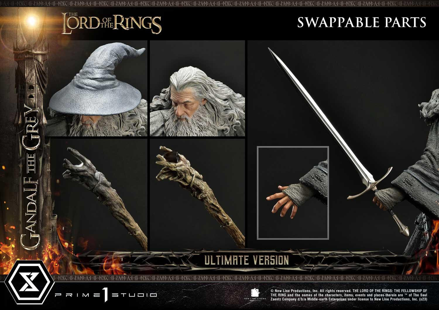 The Lord of the Rings: The Fellowship of the Ring - Balrog - Gandalf - Premium Masterline  (PMLOTR-12UT) - 1/4 - Ultimate Version (Prime 1 Studio) photo 59