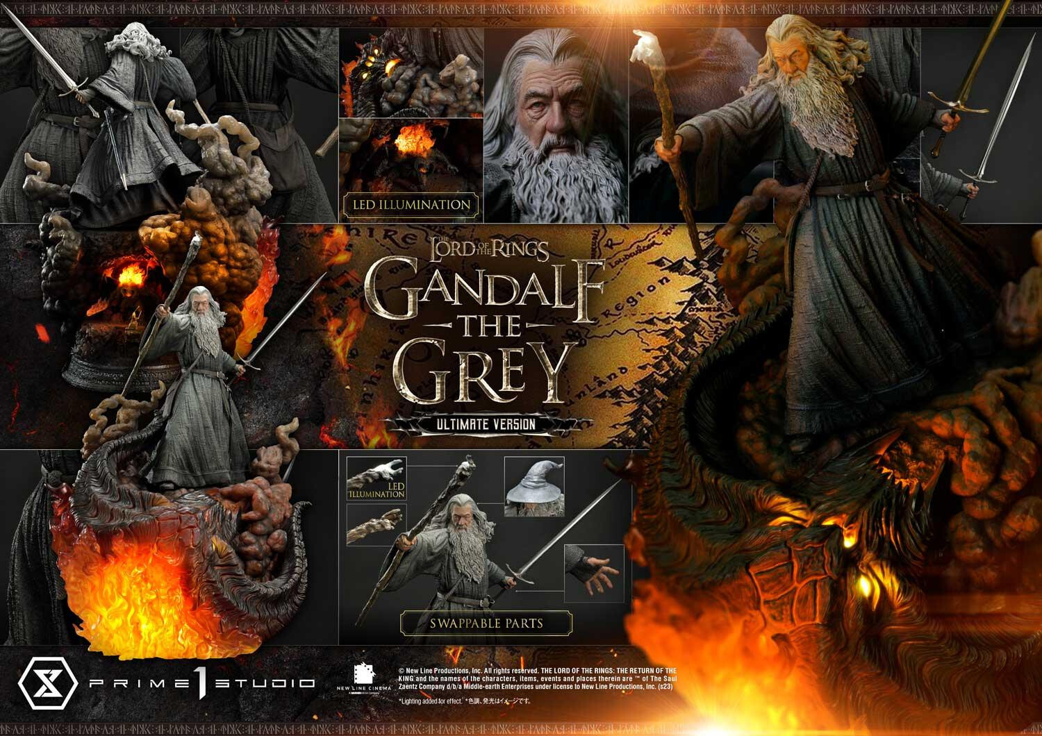 The Lord of the Rings: The Fellowship of the Ring - Balrog - Gandalf - Premium Masterline  (PMLOTR-12UT) - 1/4 - Ultimate Version (Prime 1 Studio) photo 61