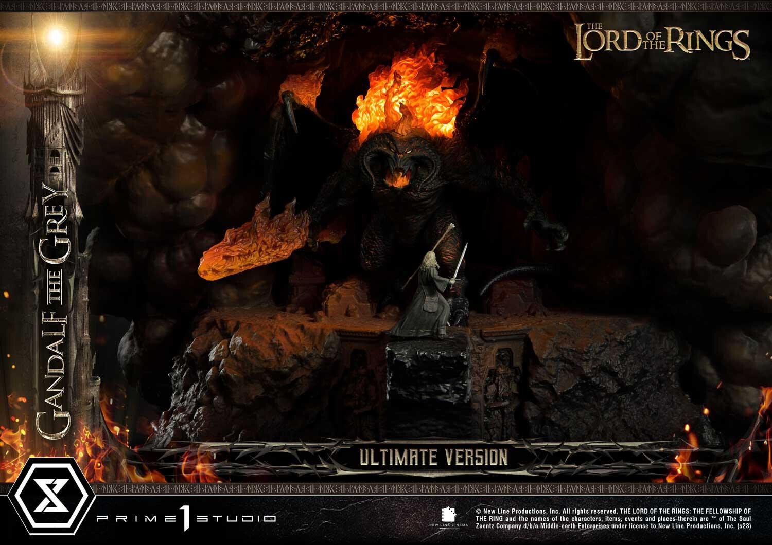 The Lord of the Rings: The Fellowship of the Ring - Balrog - Gandalf - Premium Masterline  (PMLOTR-12UT) - 1/4 - Ultimate Version (Prime 1 Studio) photo 72
