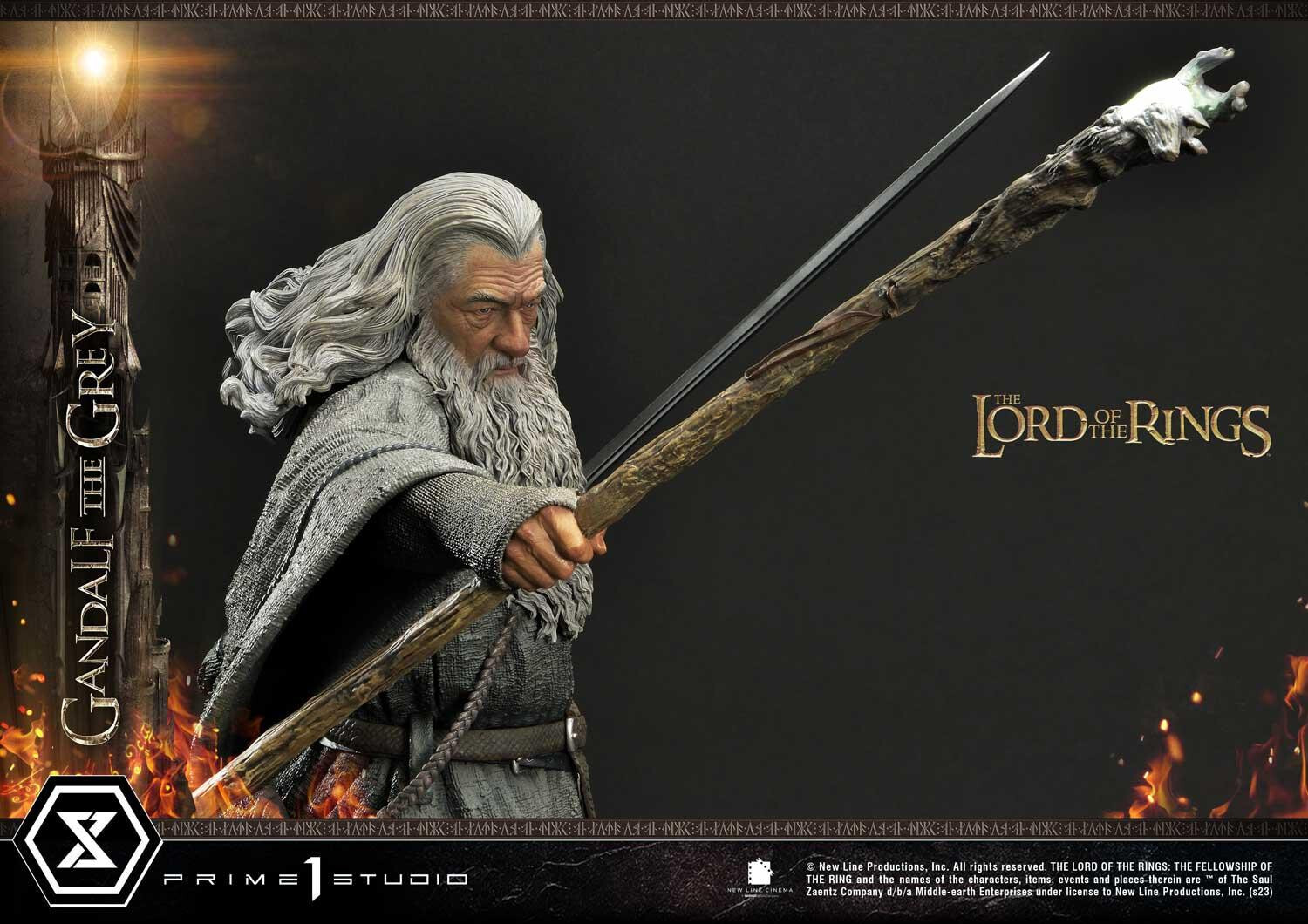 The Lord of the Rings: The Fellowship of the Ring - Gandalf - Premium Masterline  (PMLOTR-12) - 1/4 (Prime 1 Studio) photo 7