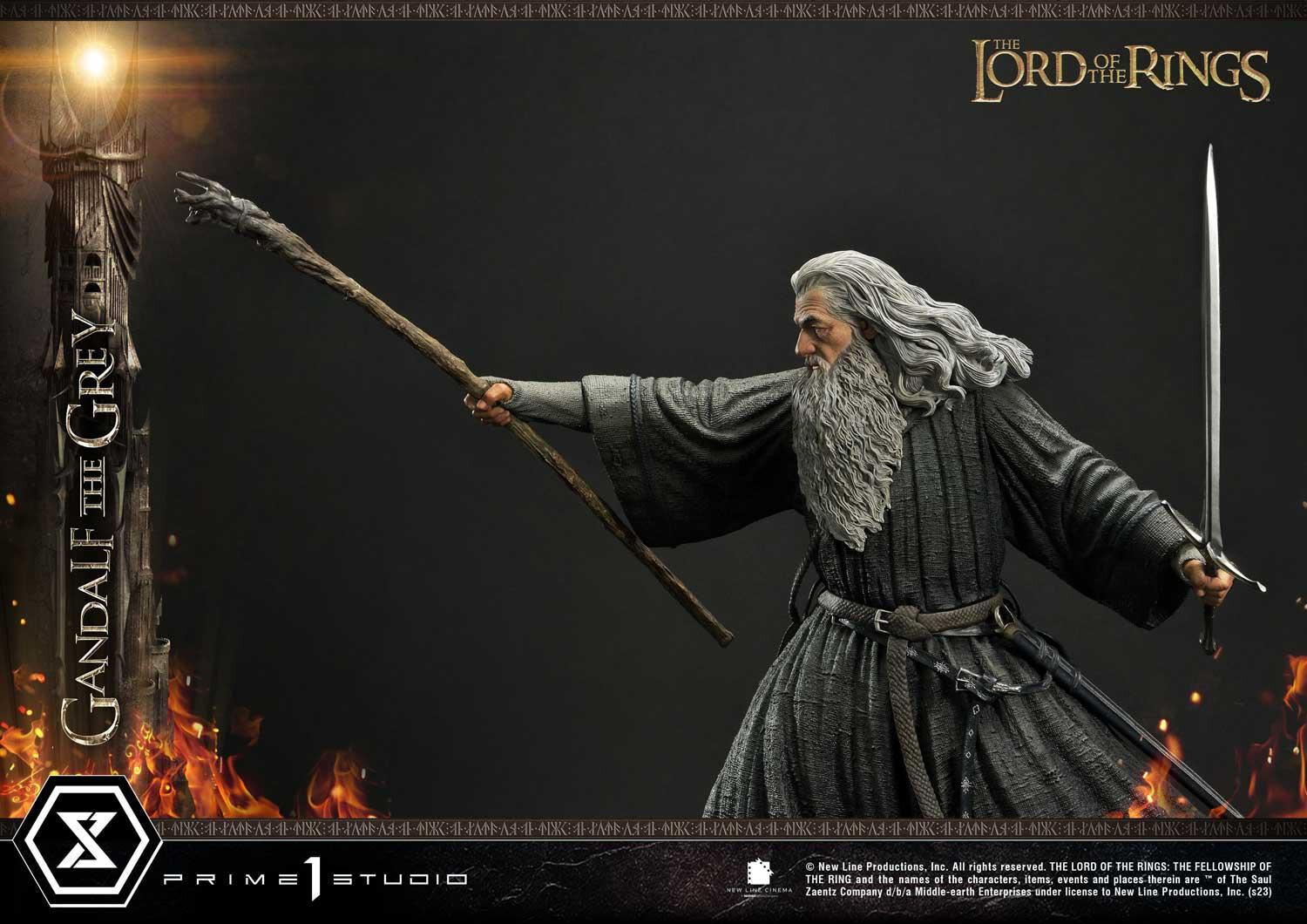 The Lord of the Rings: The Fellowship of the Ring - Gandalf - Premium Masterline  (PMLOTR-12) - 1/4 (Prime 1 Studio) photo 9
