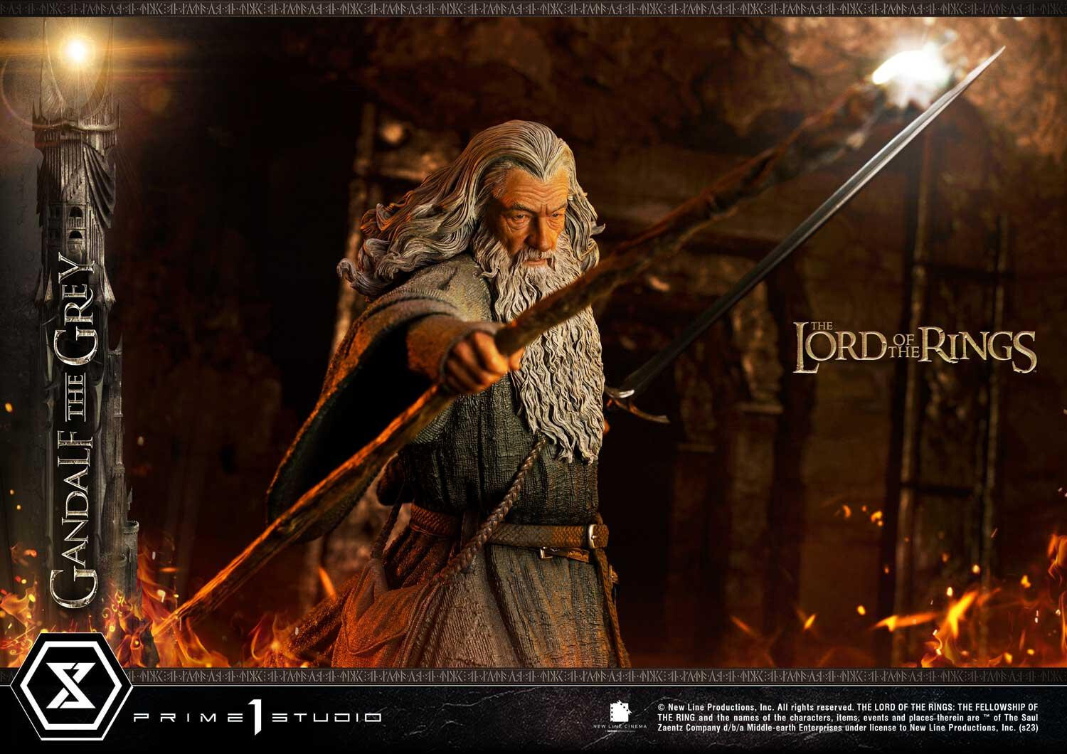 The Lord of the Rings: The Fellowship of the Ring - Gandalf - Premium Masterline  (PMLOTR-12) - 1/4 (Prime 1 Studio) photo 14