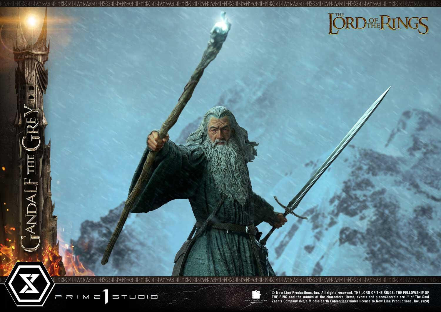 The Lord of the Rings: The Fellowship of the Ring - Gandalf - Premium Masterline  (PMLOTR-12) - 1/4 (Prime 1 Studio) photo 16