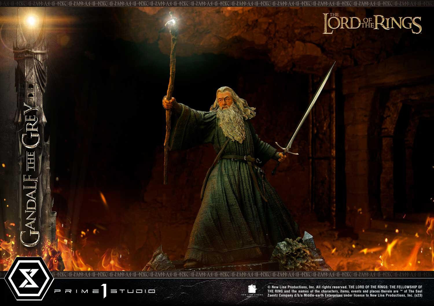 The Lord of the Rings: The Fellowship of the Ring - Gandalf - Premium Masterline  (PMLOTR-12) - 1/4 (Prime 1 Studio) photo 32