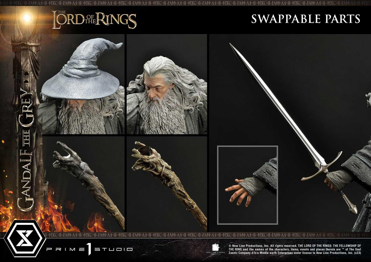 The Lord of the Rings: The Fellowship of the Ring - Gandalf - Premium Masterline  (PMLOTR-12) - 1/4 (Prime 1 Studio) photo 57