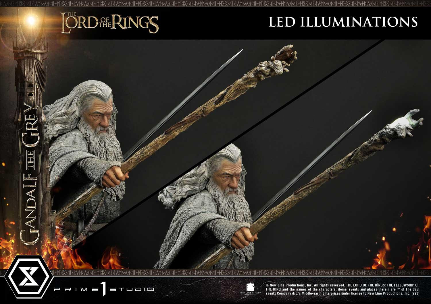 The Lord of the Rings: The Fellowship of the Ring - Gandalf - Premium Masterline  (PMLOTR-12) - 1/4 (Prime 1 Studio) photo 58