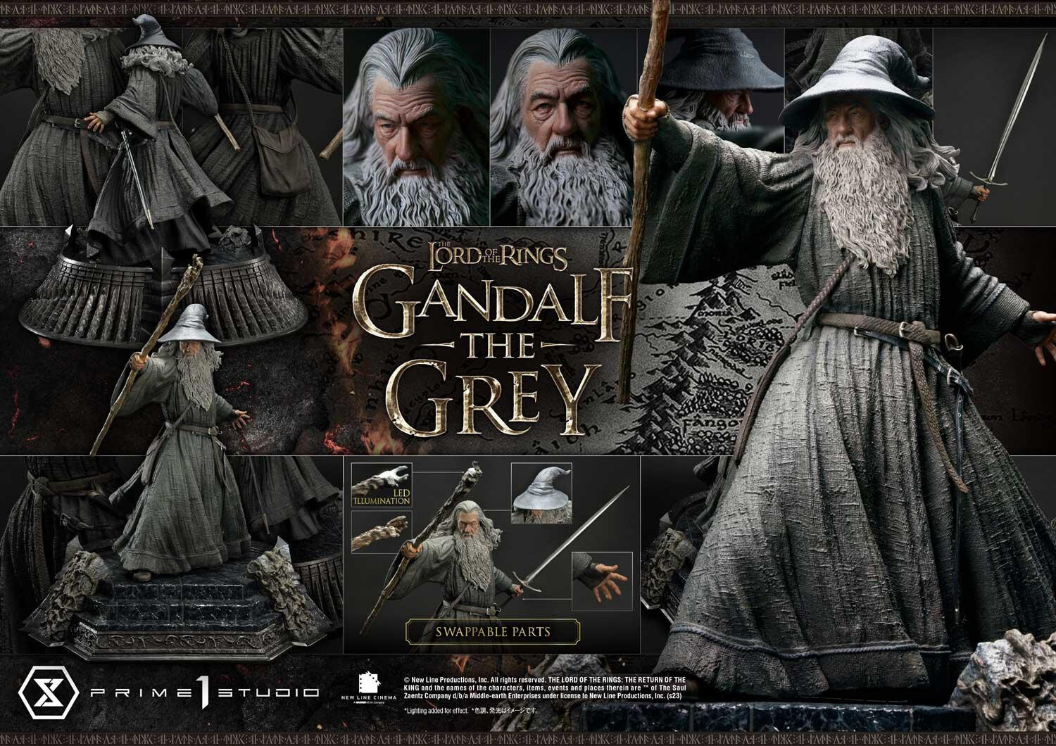 The Lord of the Rings: The Fellowship of the Ring - Gandalf - Premium Masterline  (PMLOTR-12) - 1/4 (Prime 1 Studio) photo 59