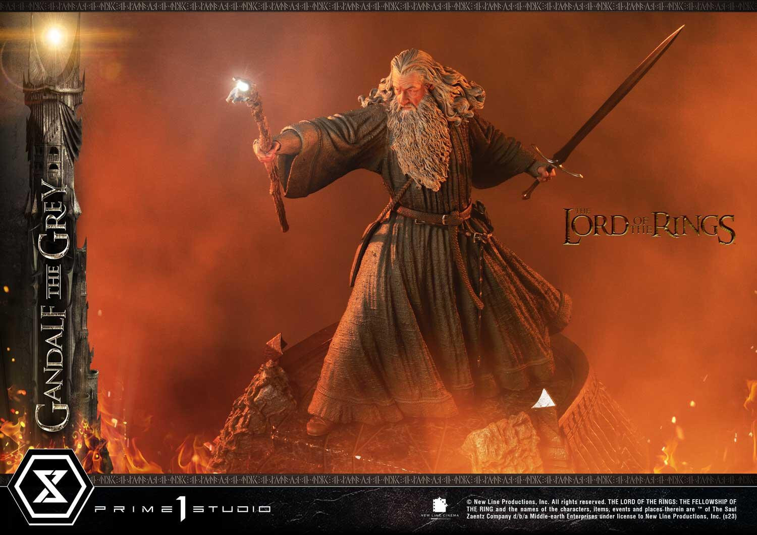 The Lord of the Rings: The Fellowship of the Ring - Gandalf - Premium Masterline  (PMLOTR-12) - 1/4 (Prime 1 Studio) photo 64
