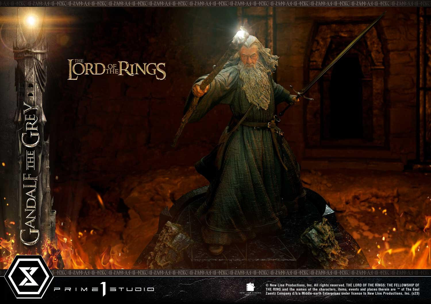 The Lord of the Rings: The Fellowship of the Ring - Gandalf - Premium Masterline  (PMLOTR-12) - 1/4 (Prime 1 Studio) photo 65