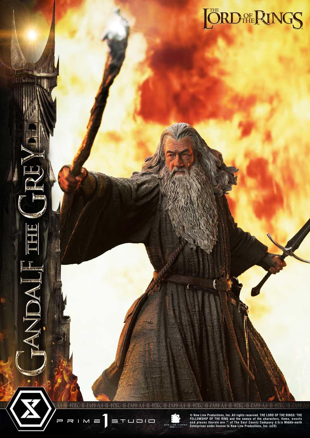 The Lord of the Rings: The Fellowship of the Ring - Gandalf - Premium Masterline  (PMLOTR-12) - 1/4 (Prime 1 Studio) photo 74