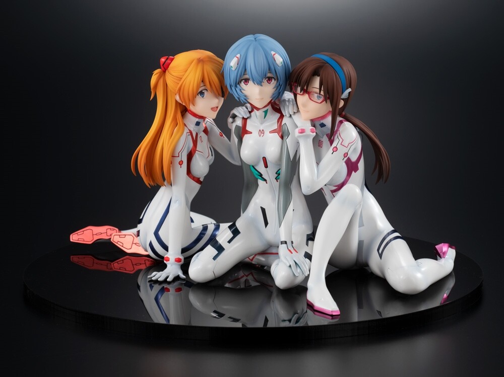 Shin Evangelion Gekijouban:|| - Ayanami Rei (Tentative Name) - Makinami Mari Illustrious - Souryuu Asuka Langley - KDcolle - 1/8 - Newtype Cover ver. (Good Smile Company, Kadokawa, Our Treasure) photo 2