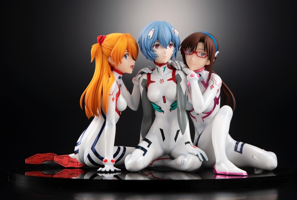 Shin Evangelion Gekijouban:|| - Ayanami Rei (Tentative Name) - Makinami Mari Illustrious - Souryuu Asuka Langley - KDcolle - 1/8 - Newtype Cover ver. (Good Smile Company, Kadokawa, Our Treasure) photo 4