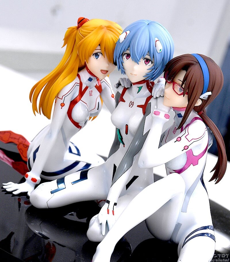 Shin Evangelion Gekijouban:|| - Ayanami Rei (Tentative Name) - Makinami Mari Illustrious - Souryuu Asuka Langley - KDcolle - 1/8 - Newtype Cover ver. (Good Smile Company, Kadokawa, Our Treasure) photo 18