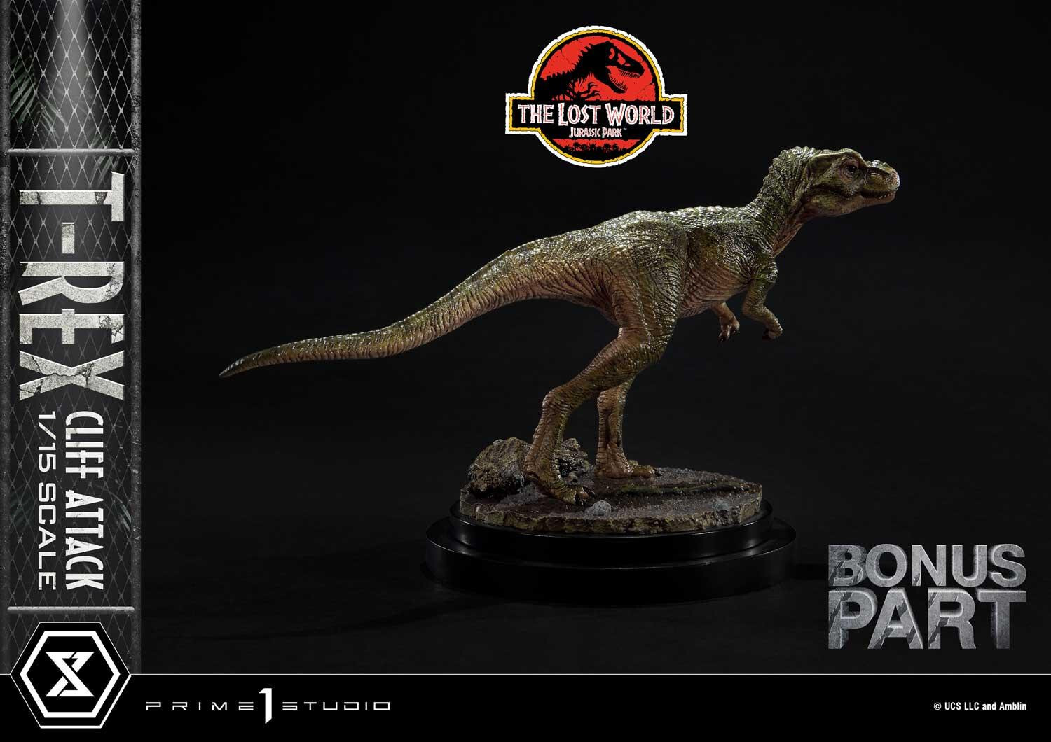 The Lost World: Jurassic Park - Eddie Carr - Tyrannosaurus Rex - Legacy Museum Collection  (LMCJP-09S) - T-Rex Cliff Attack - 1/15 - Bonus Version (Prime 1 Studio)