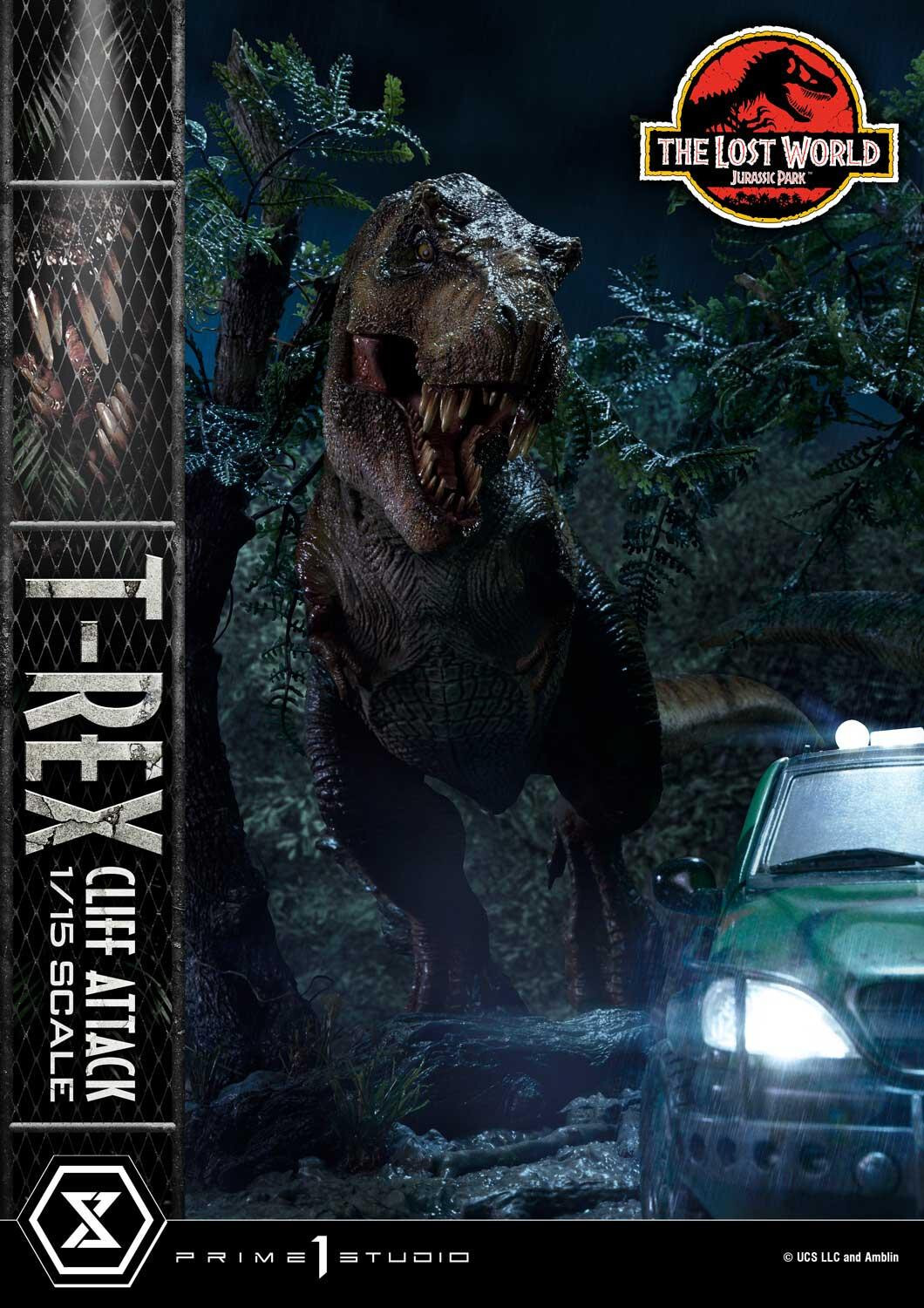 The Lost World: Jurassic Park - Eddie Carr - Tyrannosaurus Rex - Legacy Museum Collection  (LMCJP-09S) - T-Rex Cliff Attack - 1/15 - Bonus Version (Prime 1 Studio) photo 3