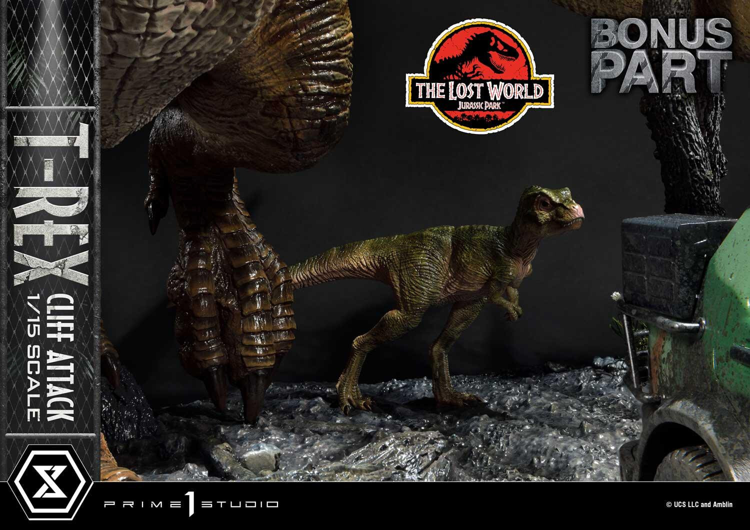The Lost World: Jurassic Park - Eddie Carr - Tyrannosaurus Rex - Legacy Museum Collection  (LMCJP-09S) - T-Rex Cliff Attack - 1/15 - Bonus Version (Prime 1 Studio) photo 4