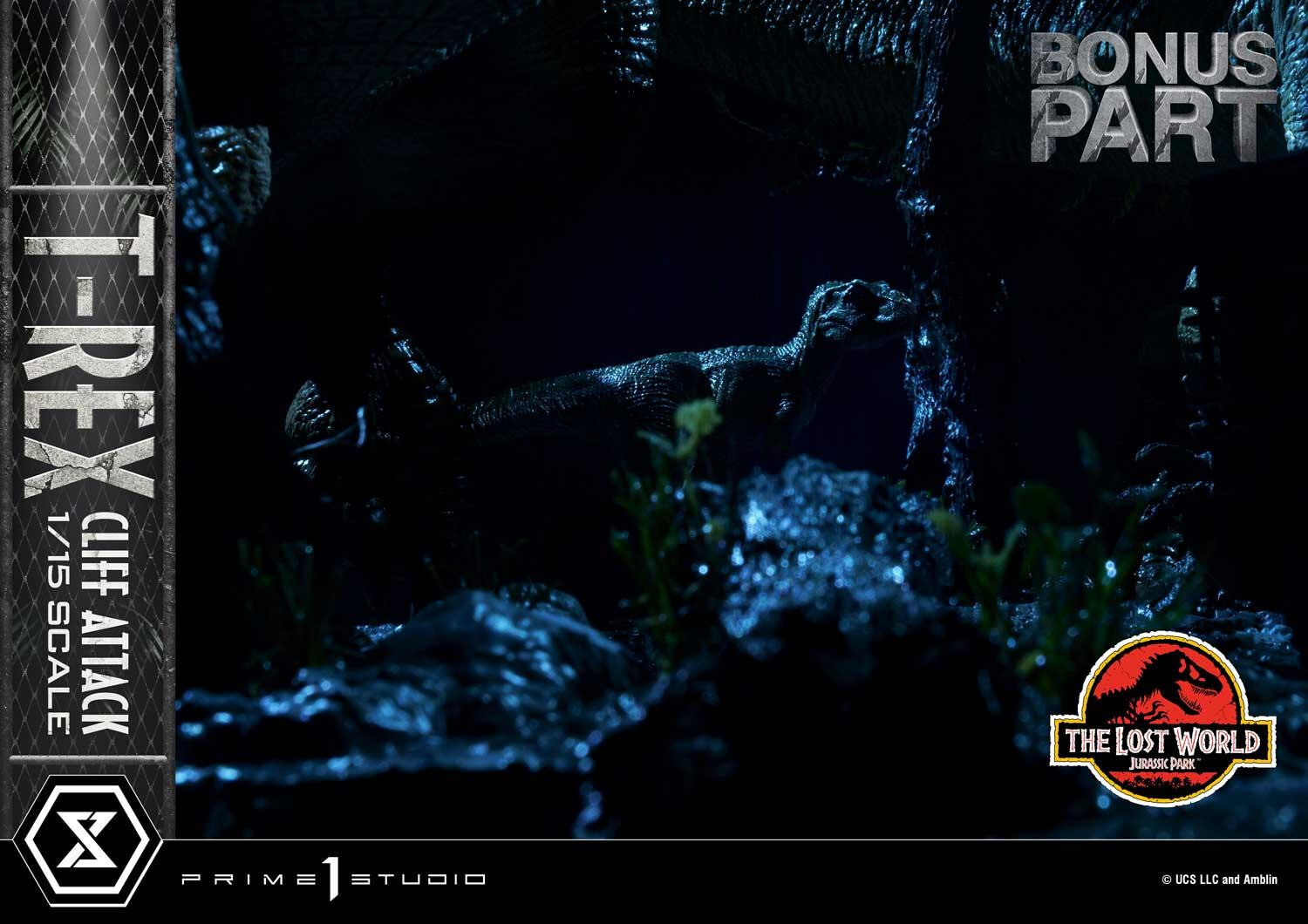 The Lost World: Jurassic Park - Eddie Carr - Tyrannosaurus Rex - Legacy Museum Collection  (LMCJP-09S) - T-Rex Cliff Attack - 1/15 - Bonus Version (Prime 1 Studio) photo 7