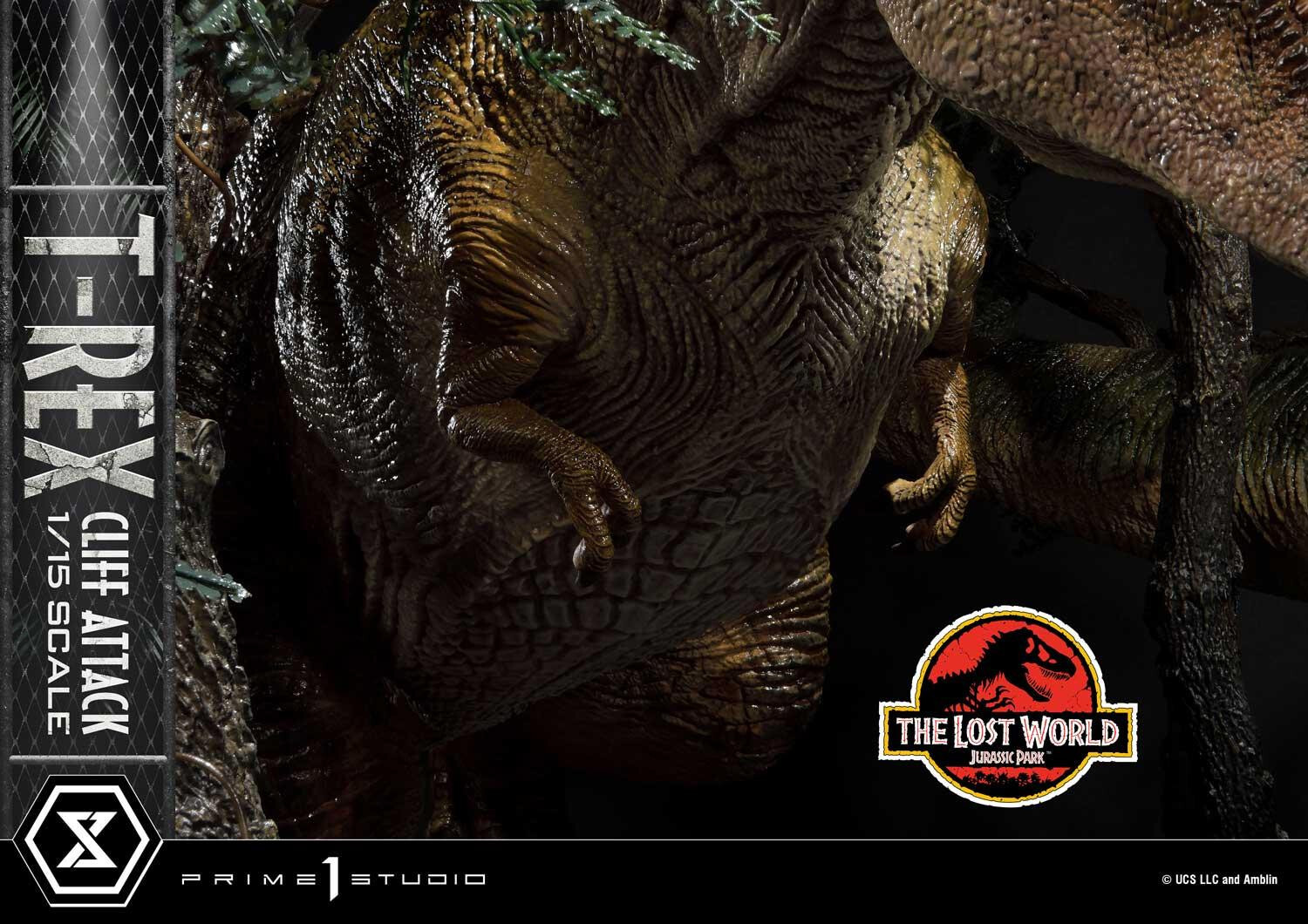 The Lost World: Jurassic Park - Eddie Carr - Tyrannosaurus Rex - Legacy Museum Collection  (LMCJP-09S) - T-Rex Cliff Attack - 1/15 - Bonus Version (Prime 1 Studio) photo 11