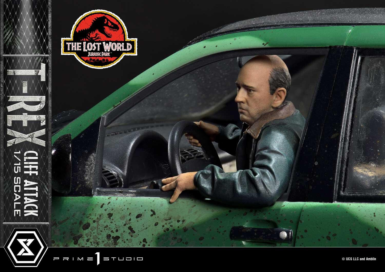 The Lost World: Jurassic Park - Eddie Carr - Tyrannosaurus Rex - Legacy Museum Collection  (LMCJP-09S) - T-Rex Cliff Attack - 1/15 - Bonus Version (Prime 1 Studio) photo 21
