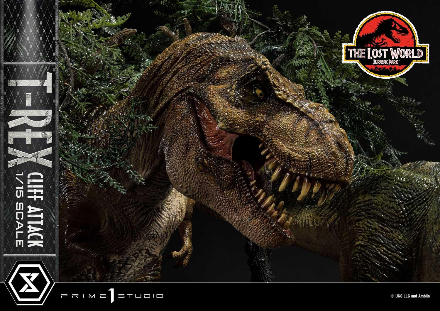 The Lost World: Jurassic Park - Eddie Carr - Tyrannosaurus Rex - Legacy Museum Collection  (LMCJP-09S) - T-Rex Cliff Attack - 1/15 - Bonus Version (Prime 1 Studio) photo 27