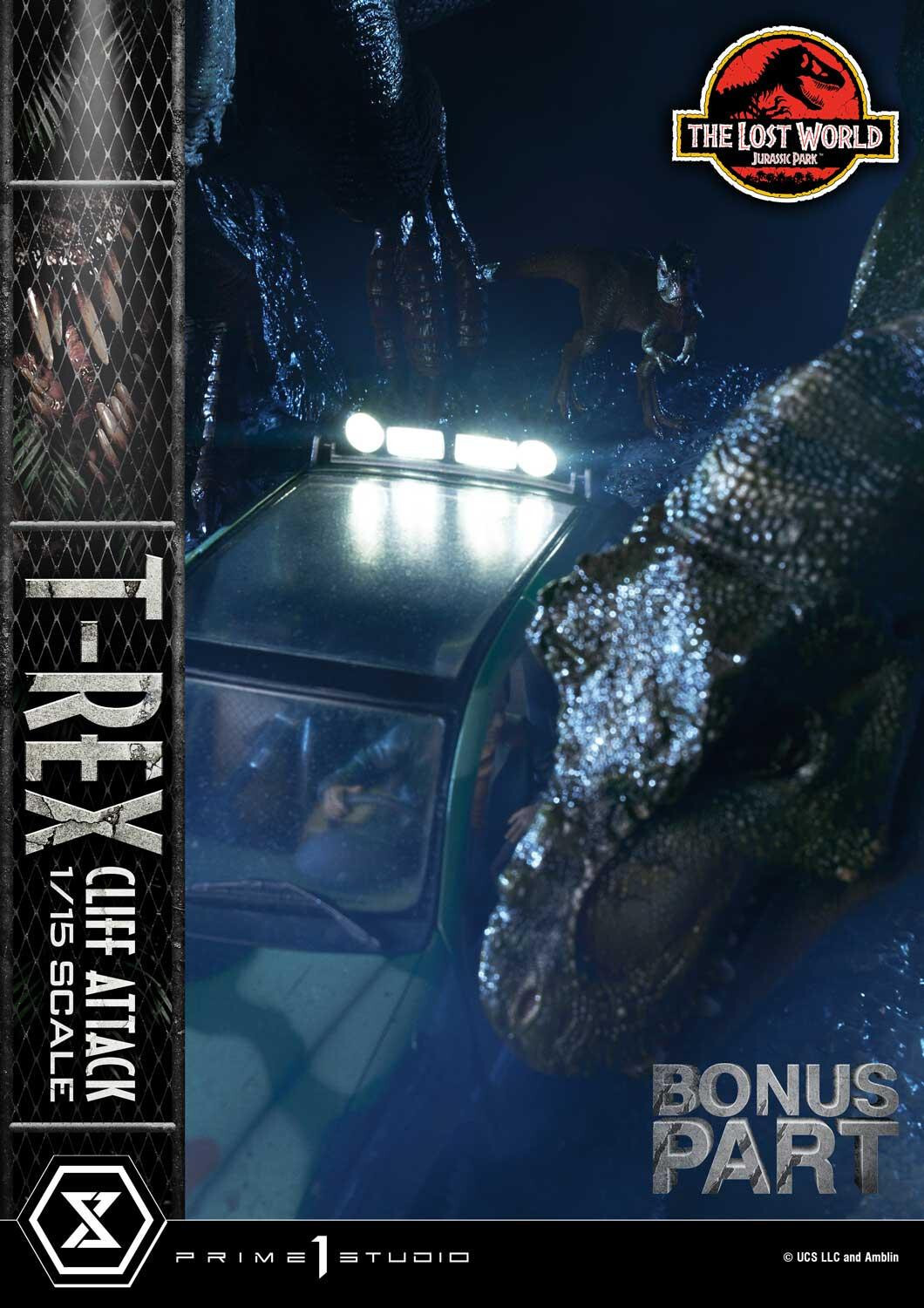 The Lost World: Jurassic Park - Eddie Carr - Tyrannosaurus Rex - Legacy Museum Collection  (LMCJP-09S) - T-Rex Cliff Attack - 1/15 - Bonus Version (Prime 1 Studio) photo 29