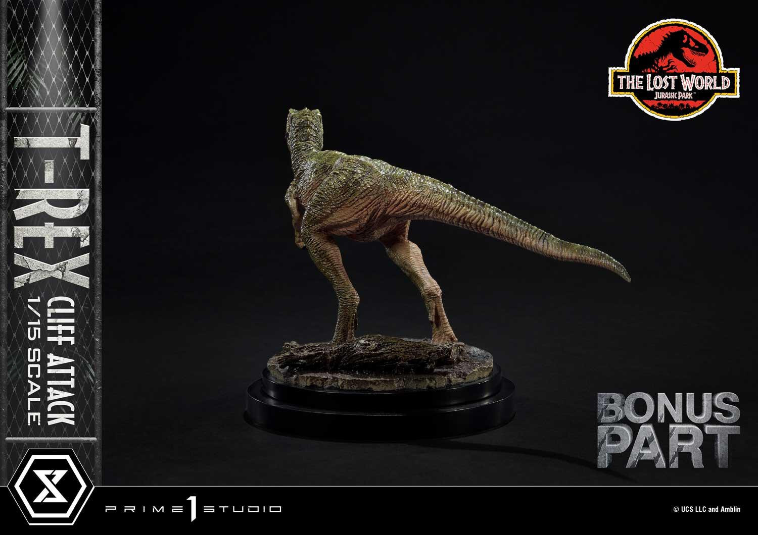 The Lost World: Jurassic Park - Eddie Carr - Tyrannosaurus Rex - Legacy Museum Collection  (LMCJP-09S) - T-Rex Cliff Attack - 1/15 - Bonus Version (Prime 1 Studio) photo 30