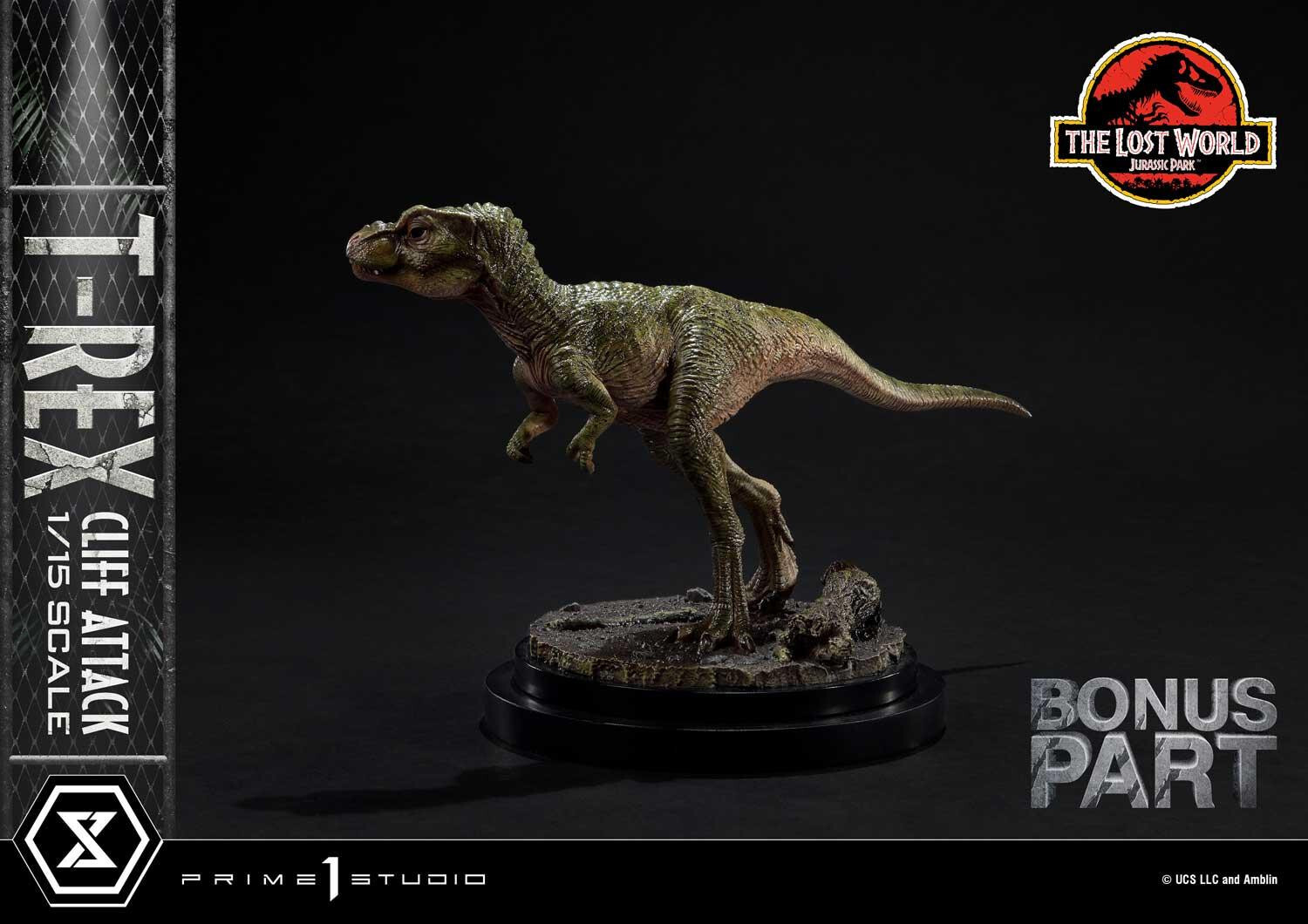 The Lost World: Jurassic Park - Eddie Carr - Tyrannosaurus Rex - Legacy Museum Collection  (LMCJP-09S) - T-Rex Cliff Attack - 1/15 - Bonus Version (Prime 1 Studio) photo 31