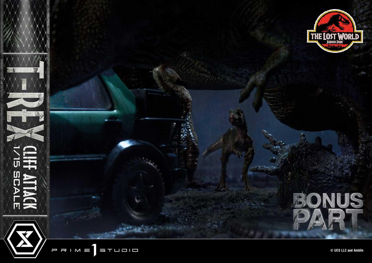 The Lost World: Jurassic Park - Eddie Carr - Tyrannosaurus Rex - Legacy Museum Collection  (LMCJP-09S) - T-Rex Cliff Attack - 1/15 - Bonus Version (Prime 1 Studio) photo 34