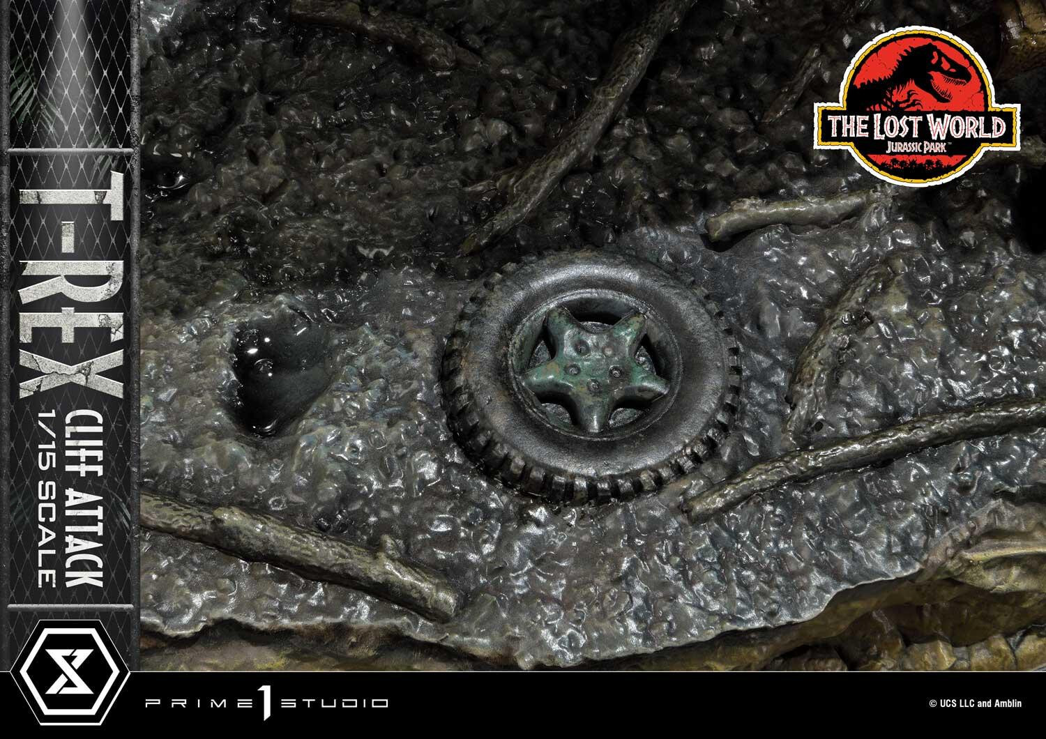 The Lost World: Jurassic Park - Eddie Carr - Tyrannosaurus Rex - Legacy Museum Collection  (LMCJP-09S) - T-Rex Cliff Attack - 1/15 - Bonus Version (Prime 1 Studio) photo 37