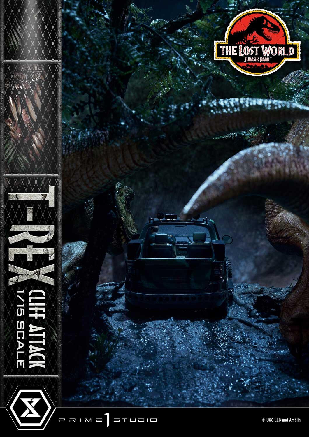 The Lost World: Jurassic Park - Eddie Carr - Tyrannosaurus Rex - Legacy Museum Collection  (LMCJP-09S) - T-Rex Cliff Attack - 1/15 - Bonus Version (Prime 1 Studio) photo 40