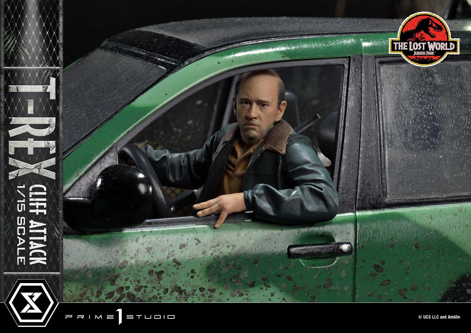 The Lost World: Jurassic Park - Eddie Carr - Tyrannosaurus Rex - Legacy Museum Collection  (LMCJP-09S) - T-Rex Cliff Attack - 1/15 - Bonus Version (Prime 1 Studio) photo 42