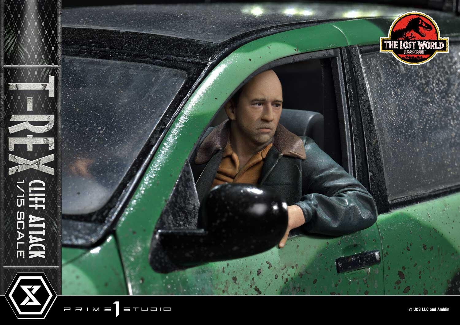 The Lost World: Jurassic Park - Eddie Carr - Tyrannosaurus Rex - Legacy Museum Collection  (LMCJP-09S) - T-Rex Cliff Attack - 1/15 - Bonus Version (Prime 1 Studio) photo 43