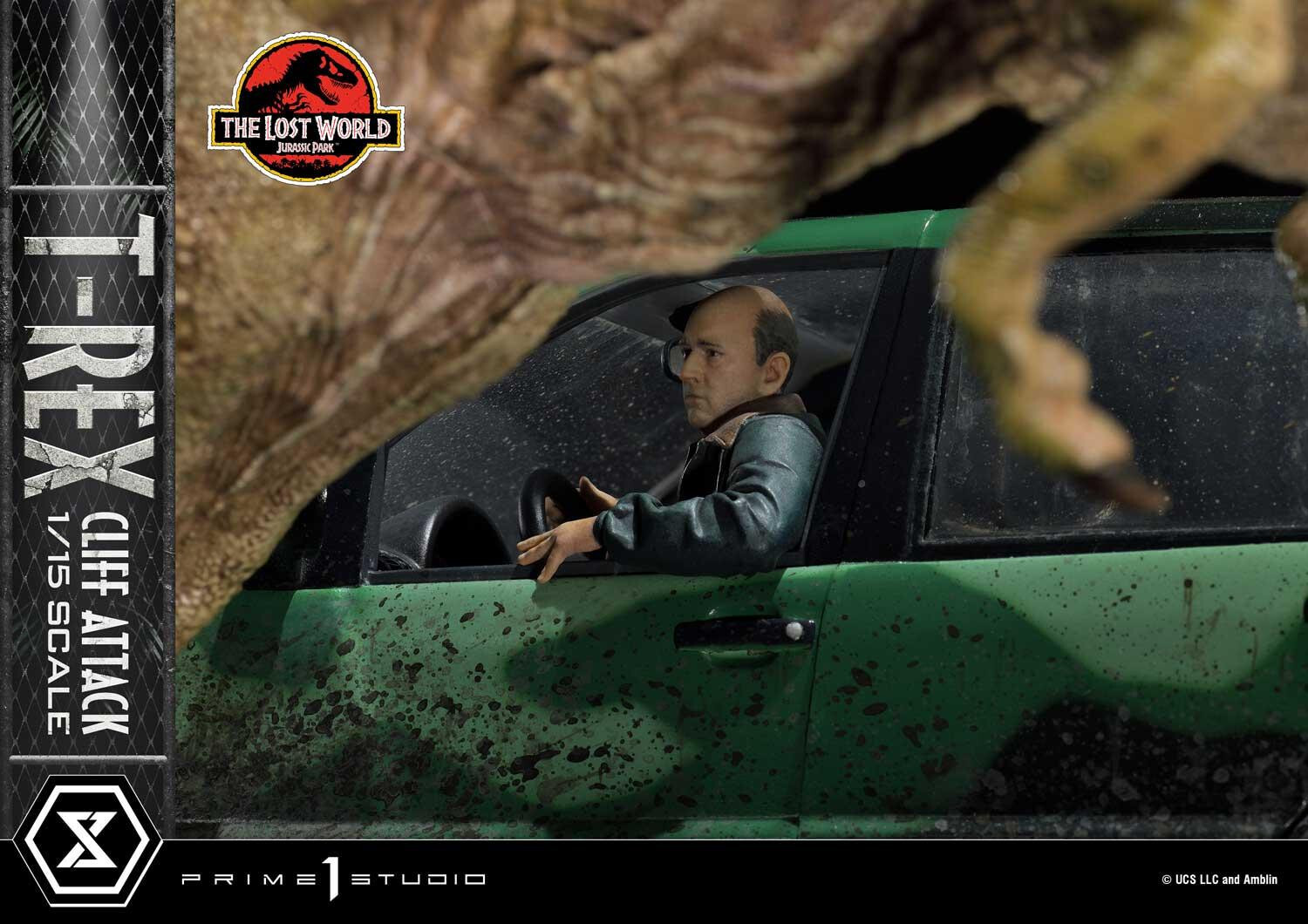 The Lost World: Jurassic Park - Eddie Carr - Tyrannosaurus Rex - Legacy Museum Collection  (LMCJP-09S) - T-Rex Cliff Attack - 1/15 - Bonus Version (Prime 1 Studio) photo 44